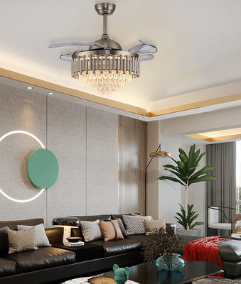 ECO Cây quạt trần có lưỡi kéo ra Lửa quạt vàng nhẹ với lưỡi gấp